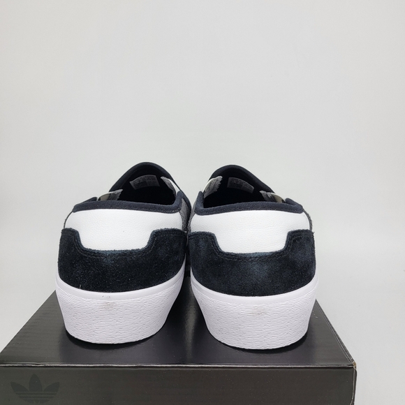 New Adidas Shmoofoil Slip-On Skateboarding Shoes 'Core Black' Size M 10/W 11 - Picture 5 of 9